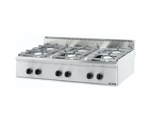 Επιτραπέζια Εστία Aερίου 6 Εστίες 206 ST EUROCHEF VIMITEX Ελλάδoς