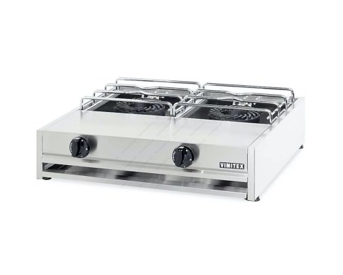 Επιτραπέζια Διπλή Εστία Αερίου 302A VIMITEX Ελλάδος