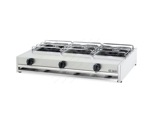 Επιτραπέζια Τριπλή Εστία Αερίου 303A VIMITEX Ελλάδος