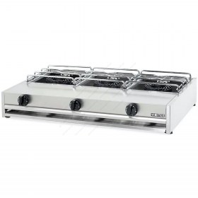 Επιτραπέζια Τριπλή Εστία Αερίου 303A Διάμετρος Ø45 VIMITEX Ελλάδος