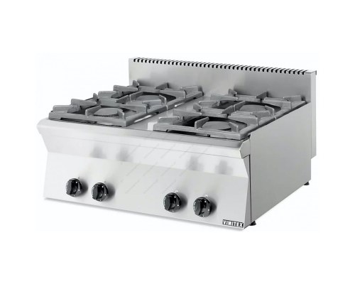 Επιτραπέζια Εστία Αερίου 4 Εστιών 752ST VIMITEX Ελλάδoς