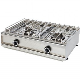 Επιτραπέζια Διπλή Εστία Αερίου KALLISTI 2 VRETTOS Eλλάδος