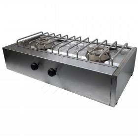 Επιτραπέζια Διπλή Εστία Αερίου KALLISTI 2 ECO VRETTOS Eλλάδος