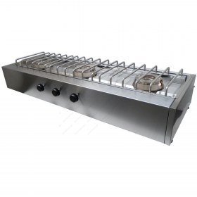 Επιτραπέζια Τριπλή Εστία Αερίου KALLISTI 3 ECO VRETTOS Ελλάδος