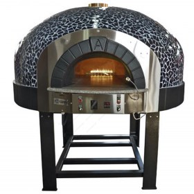 Χειροποίητος Χτιστός Ξυλόφουρνος Πίτσας, 7 Πίτσες 30 εκ, D120K ASTERM FORNI