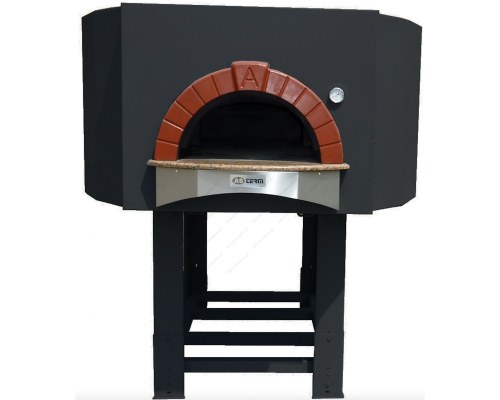 Χειροποίητος  Χτιστός Ξυλόφουρνος Πίτσας Αερίου & Ξύλου 13 Πίτσες 30 εκ G160S - B0, ASTERM FORNI
