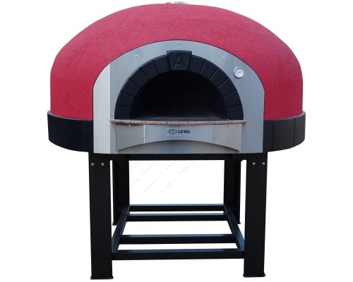 Rotated Traditional Italian Type Gas Pizza Oven for 8 Pizzas, GR110K - B0, ASTERM FORNI