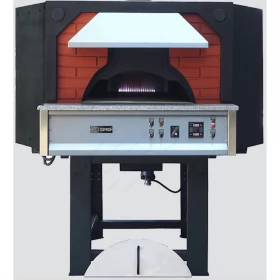 Rotated Traditional Italian Type Gas Pizza Oven for 9 Pizzas, GR120C -B0, ASTERM FORNI Rotated Traditional Italian Type Gas Pizza Oven for 9 Pizzas, GR120C -B0, ASTERM FORNI