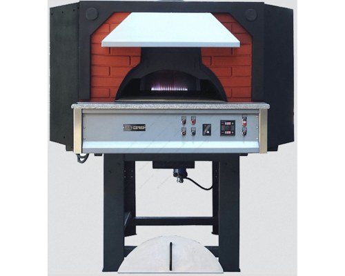 Rotated Traditional Italian Type Gas Pizza Oven for 13 Pizzas, GR140C - Β0, ASTERM FORNI