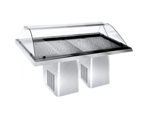 Επαγγελματικό Ψυγείο Βιτρίνα Προβολής Ψαριών 232 x 90 εκ. PS KO 232M ΝΙΚΙ ΙΝΟΧ Ελλάδος