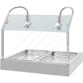 Θερμαντικό με 2 Λάμπες & Θέρμανση στο Κάτω Μέρος PAROS2 NORTH Ελλάδος