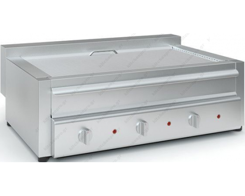Επαγγελματικό Grill Νερού Ηλεκτρικό Τριπλό 71x54 εκ G 3060 TZETHAN Ελλάδος