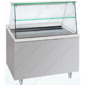 Θερμαινόμενη Βιτρίνα 110 x 90 εκ. INOX CHF110 BAMBAS Ελλάδος