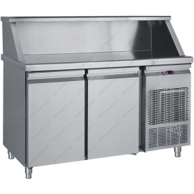 Επαγγελματικό Ψυγείο Πάγκος - Συντήρηση 155 x 70 εκ. 2 Πόρτες MM155 BAMBAS Ελλάδος