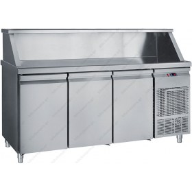 Επαγγελματικό Ψυγείο Πάγκος - Συντήρηση 185 x 70 εκ. 3 Πόρτες MM185 BAMBAS Ελλάδος