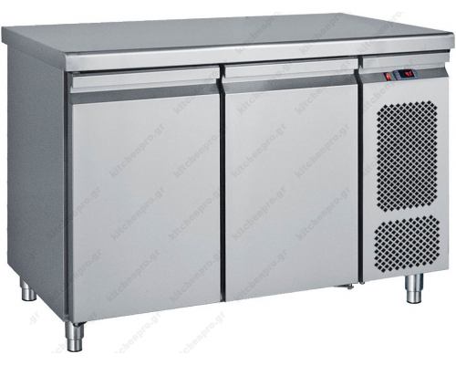 Επαγγελματικό Ψυγείο Πάγκος-Συντήρηση 124 x 70 εκ. με 2 Πόρτες GN 1/1 PGC124 BAMBAS Ελλάδος