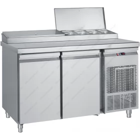 Refrigerator For Pizza 155 x 70 cm 2 Doors GN 1/4 PIM155 BAMBAS Greece