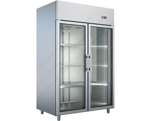 Επαγγελματικό Ψυγείο Θάλαμος Κατάψυξη 2 Κρυστάλλινες Πόρτες 0°C / -18°C UBF137 BAMBAS Ελλάδος