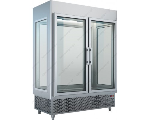 Επαγγελματικό Ψυγείο Βιτρίνα Κρεάτων 160 x 80 x 220 εκ. UBK160 BAMBAS Ελλάδος
