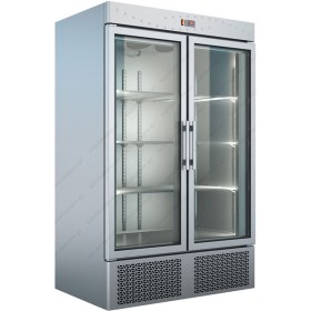 Επαγγελματικό Ψυγείο Θάλαμος Συντήρηση 0°C / +10°C με 2 Κρυστάλλινες Πόρτες UP137 BAMBAS Ελλάδος