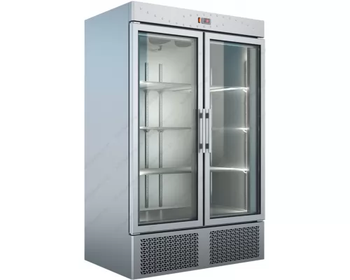 Commercial Refrigerator Cabinet - Freezer 2 Crystal Doors 0°C / -18°C UPF137 BAMBAS Greece