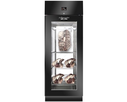 Επαγγελματικό Ψυγείο Ωρίμανσης Κρεάτων STG MEAT 700 BLACK PANORAMA EVERLASTING Ιταλίας