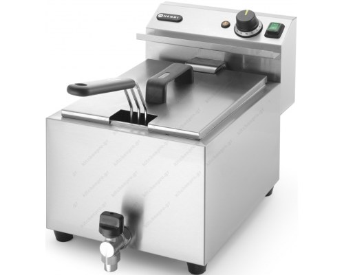 Electric Commercial  Fryer 8 Liters «Mastercook» with faucet HENDI Netherlands