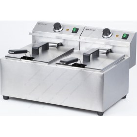 Επαγγελματική Διπλή Φριτέζα 8 + 8 Λίτρων «Mastercook» HENDI Ολλανδίας