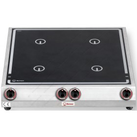 Επαγγελματική Εστία Ιnduction Τετραπλή 4 x 3.5 KW, BI4KT14K BERNER Γερμανίας