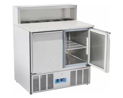 Refrigerator for Pizza with Granite 90 x 70 cm CRP 90A COOLHEAD Italy
