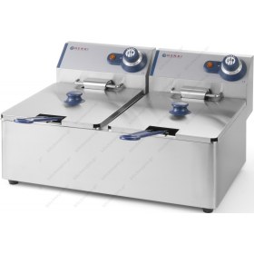 Επαγγελματική Διπλή Φριτέζα 6 + 6 Λίτρων «Blue Line» HENDI Ολλανδίας