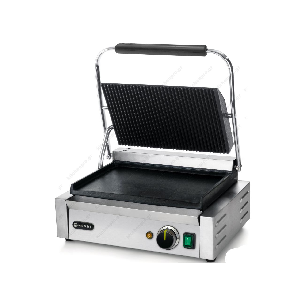 Wedge sjælden reservation Commercial Contact Grill Single Ribbed 37x21 cm. «Panini» HENDI Netherlands  | KitchenPRO