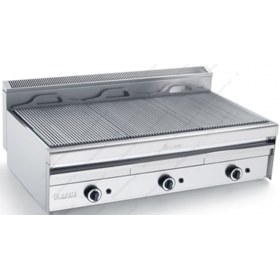 Επαγγελματικό Grill Αερίου Τριπλό Nερού 120 x 55 εκ. GV1255 Top GRILLVAPOR ARRIS Ιταλίας