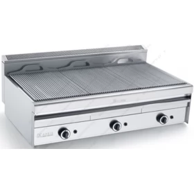 Επαγγελματικό Grill Αερίου Τριπλό Nερού 120 x 70 εκ. GV1270 Top GRILLVAPOR ARRIS Iταλίας