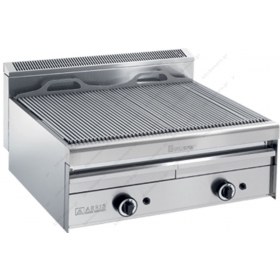 Επαγγελματικό Grill Αερίου Διπλό Nερού 80 x 70 εκ. GV870 Top GRILLVAPOR ARRIS Ιταλίας