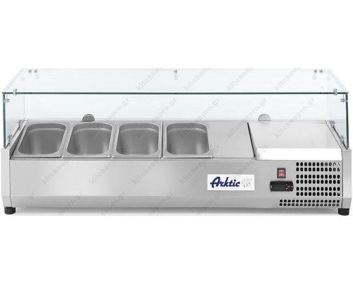 Επαγγελματικό Ψυγείο Τόστ - Σαλατών 120 εκ. 4 GN 1/3 HENDI Ολλανδίας