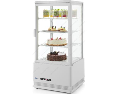 Επαγγελματικό Ψυγείο Βιτρίνα Συντήρησης Ζαχαροπλαστικής - Γλυκών με 3 ράφια 45 x 41 εκ. 78 λίτρων HENDI Ολλανδίας