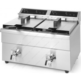 Επαγγελματική Επαγωγική Διπλή Φριτέζα 2 x 8 Λίτρων HENDI Ολλανδίας
