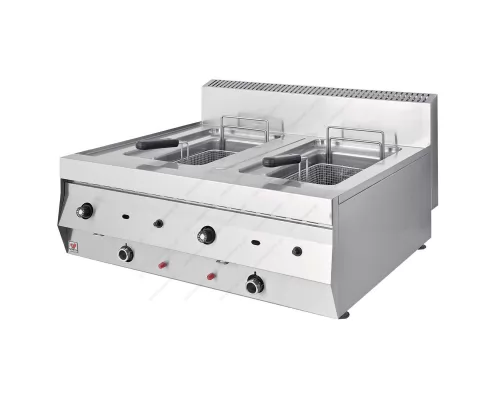 Gas Deep Fryer Double 10+10 Liters FL102 NORTH Greece