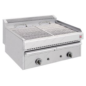 Επαγγελματικό Grill (Γκριλιέρα) Αερίου Διπλό 77x63 εκ. Τ 20 NORTH Ελλάδος