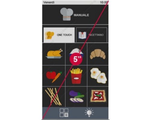 Προγραμματιζόμενος Ηλεκτρικός Φούρνος Ατμού Αέρα (Combi Steamer) 6GN 2/3 Mini Touch KM0623 KORE, GIORIK Ιταλίας