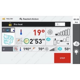 Προγραμματιζόμενος Φούρνος Ατμού Αέρα (Combi Steamer) Αερίου 10GN 1/1 KIG101W / KBG101W KORE, GIORIK Ιταλίας