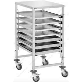 Τροχήλατο Καρότσι μεταφοράς 7 Θέσεων για Ταψιά 40 x 60 εκ. BARTSCHER Γερμανίας