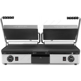 Επαγγελματική Τοστιέρα Διπλή Λεία Πάνω-Κάτω 64 x 38 εκ. 16053 MILAN TOAST Ιταλίας