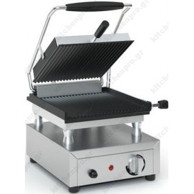 Επαγγελματική Τοστιέρα Μονή 30 x 39 εκ. Ραβδωτή ή Λεία LUXURY Τ402 TZETHAN Ελλάδος