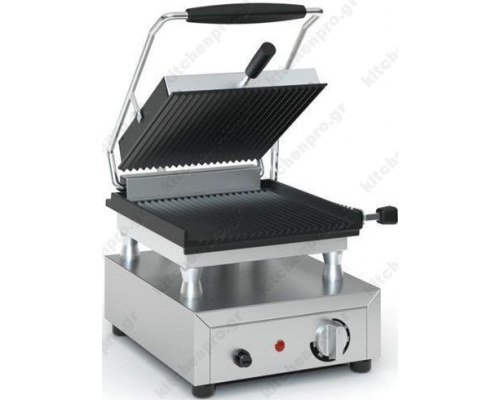 Επαγγελματική Τοστιέρα Μονή 30 x 39 εκ. Ραβδωτή ή Λεία LUXURY Τ402 TZETHAN Ελλάδος