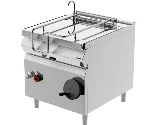 Ανατρεπόμενο Τηγάνι Aερίου 80 Λίτρων INOX BRG92MD DESCO Ιταλίας