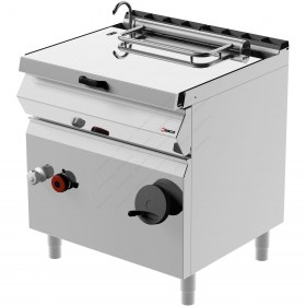 Ανατρεπόμενο Τηγάνι Aερίου 50 Λίτρων INOX BRG72MD DESCO Ιταλίας