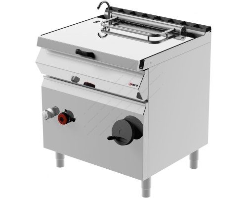 Ανατρεπόμενο Τηγάνι Aερίου 50 Λίτρων INOX BRG72MD DESCO Ιταλίας