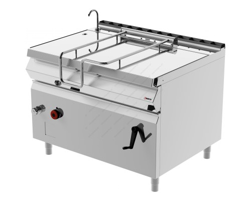 Ανατρεπόμενο Τηγάνι Aερίου 120 Λίτρων INOX BRG93MD DESCO Ιταλίας